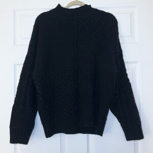 American Eagle Outfitters Black Knit Sweater
